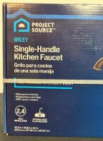 Project Source Wiley #5505636 Single-Handle Kitchen Faucet Oil Rubbed Bronze With Sprayer & Accessories - 3