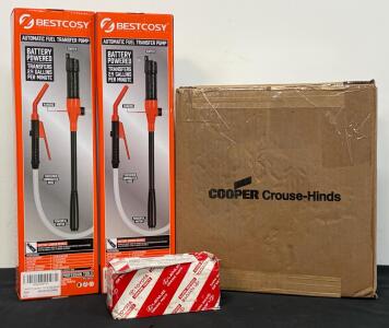 Crouse-Hinds 8506A-RX1-P1 Approach Lighting Fixture, (2) Fuel Pumps & Break Pads