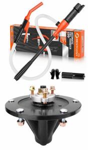 Battery-Powered Fuel/Water Pump 2.4 GPM Bestcosy AM8688 & Uflowjc Spindle 119-8560
