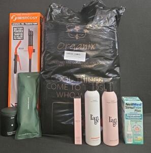 Mixed Retail Lot: BestCosy Pump, L&rsquo;ange Haircare, Seed DS-01, NeilMed, Organix, NIKOL
