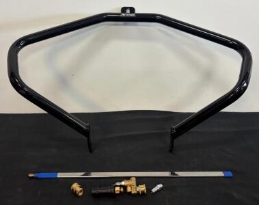 Xitomer Steel Crash Bar For Harley Softail FLSTN/I, FLSTF/I, FLSTFB & Radiator Cleaning Kit