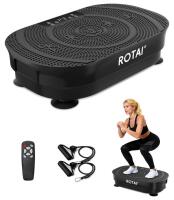 ROTAI Vibration Plate Exercise Machine, 99 Speed Levels, 5 Auto Modes, 300 lbs Capacity - 4