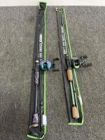 Rod & Reel Combos &ndash; 2-Piece, Color-Matched, Includes Soft Cases
