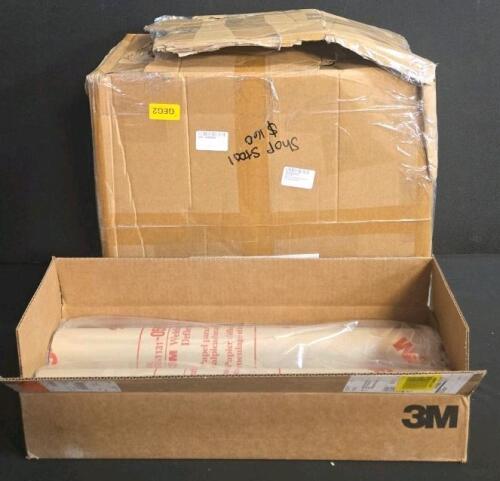 3M 05916 Welding And Spark Deflection Paper Rolls, 36 in x 150 ft, 2 Rolls, Open Box, Shop Stool