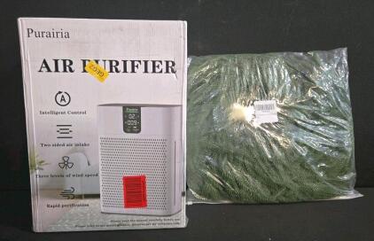 Purairia Air Purifier With HEPA And Activated Carbon Filters, Covers Up To 1,000 sq ft, Garland