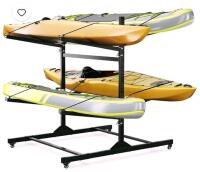 Faesun 3-Kayak Heavy-Duty Storage Rack, paintings - 4