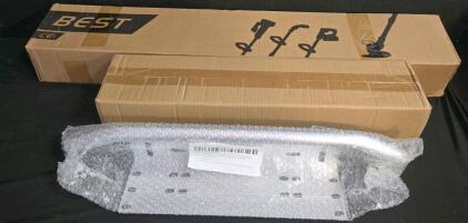 Universal Aluminum Front Bumper License Plate Light Bar Mount Bracket, Silver, 23" x 4" x 2" weed hacker kit