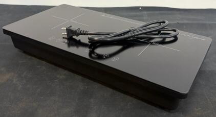 VoltCuisine SR-2346PF Double Induction Cooktop, 1800W, Touch Controls, Timer, Safety Features