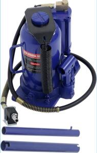 20-Ton Air/Hydraulic Bottle Jack, Blue, Manual and Pneumatic Operation