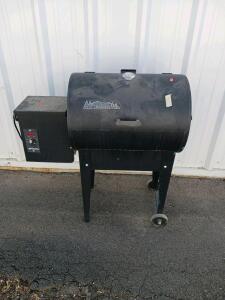 Traeger Pellet Grill Smoker BBQ075-Style, 646 sq in Cooking Area, 18lb Hopper, Analog Thermometer (connex 1)