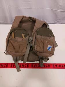 River Works Fishing Chest/Backpack Combo with Multiple Pockets and Tool Lanyards