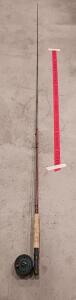 9 ft 2-Piece Fly Fishing Rod and Reel Combo with Cork Handle