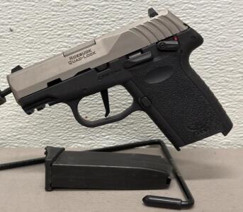 SCCY CPX-1 9mm Pistol, 3.1" Barrel, 10+1, Roebuck Quad-Lock, Manual Safety, C497102