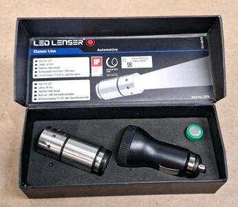 (6) Lenser 7575 Automotive Rechargeable 12V LED Flashlights