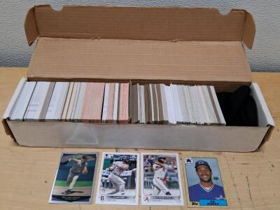 Bulk Lot 1992 Score Baseball Cards (~500), Mixed Brands, Commons, w/ Box (No Stars/No Inserts)
