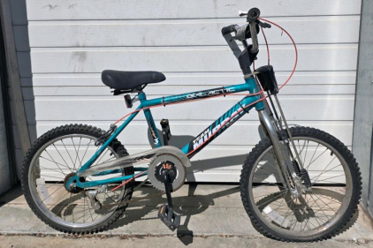 Team Murray Galactic BMX Bike, 20" Wheels, Front Suspension, Single Speed, Steel Frame, Teal/Black