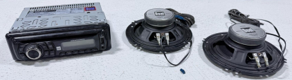 Dual DCS65 6.7" Car Speakers, 65W Peak Power, 4 Ohm Impedance