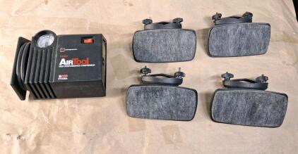 (1) 12-Volt Air Compressor & (2) Pair Of Thule Kayak Cradles