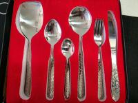 28-Piece Floral Pattern Flatware Set with Original Box - 3