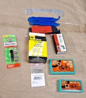(2) Bicycle Lights, (1) Hand Air Pump, (7) Assorted Innertubes & Assorted Patch Kits - 6