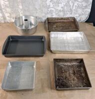 Lot Of Assorted Baking Sheets, Cake Pans, Muffin Pans & Cooling Racks - 3