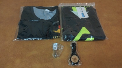 NEW Tee Shirts (L), Wristwatch, Piston Key Fob