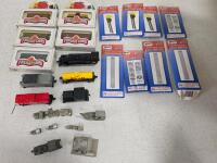 N Scale Bachmann Freight Cars, Locomotives, Atlas Snap-Track, Miniatures &ndash; Mixed Lot, Boxed