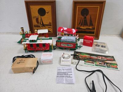 New Bright Holiday Express #380 G Scale Christmas Train Set with Accessories