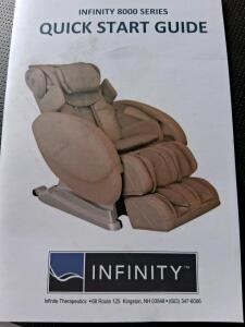 Infinity Series Massage Chair (Can't Test, Not Assembled)