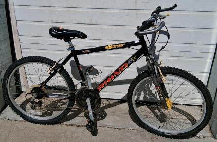 RHINO Excitor Mountain Bike, 26" Wheels, 21-Speed Shimano RevoShift, Front Suspension
