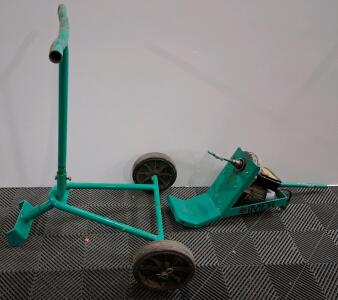 IMER Electric Mortar Mixer Drill Stand with Wheels and Detachable Motor, Portable Construction Tool