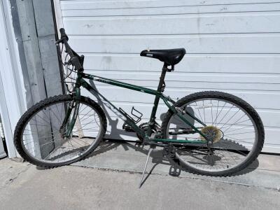 DYNO Mountain Bike, 18" Frame, 26" Wheels, Steel, 18-Speed, V-Brake, Kickstand, Green
