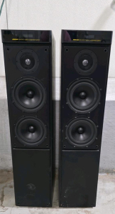 Untested Meridian DSP5000 Digital Active Loudspeakers, Black Finish, 75W Tri-Amplified, 35Hz&ndash;20kHz Response