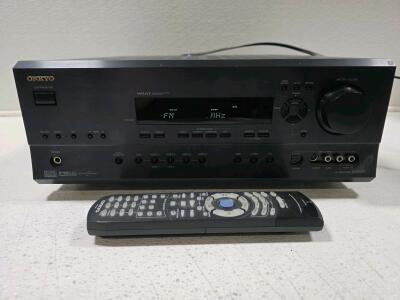 Working Onkyo TX-SR601 6.1 Channel AV Receiver, 85W per Channel, Multi-Zone, with Remote, Model 13X3022826