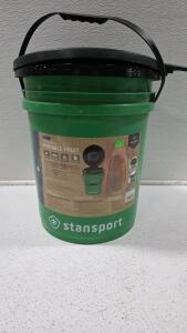 Stansport 271-555 Bucket-Style Portable Toilet, 4.5 Gallon Capacity, Supports 300 lbs