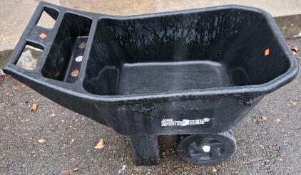 Ames Easy Roller Jr. 2-Wheel Utility Garden Cart, Rustproof