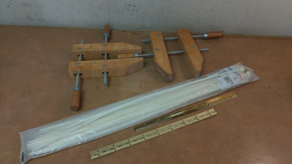 12" Wood Clamps - Hinges (16½" & 18") - 32" Zip Ties