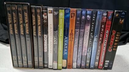 Star Wars, Lord of the Rings, Marvel, & Disney DVD 17-Disc Movie Bundle &ndash; Box Sets & More