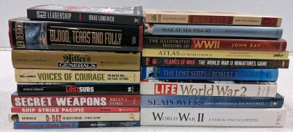 World War II History Books - Illustrated, Encyclopedias, Atlas, Miniatures Game Manual
