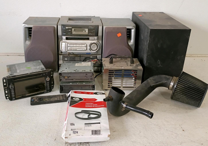 Aiwa CA-DW635 Stereo System, Sony SS-WSB105 Subwoofer, Car Stereos, Gates T274 Timing Belt Lot