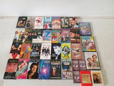 Vintage Media Lot: 30+ VHS, DVDs, Cassettes & 8-Tracks &ndash; GoldenEye, Disney, Star Trek, Classics
