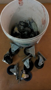 Bucket of Castors & Wheels