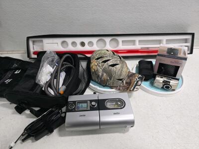 Untested Kyberlight Ultimate Saber - Working CPAP and Case, Cupboard Lazy Susan's, and Film Camera