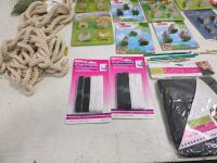 Large Mixed Craft Supply Lot &ndash; Miniature Figures, Tamiya Model Kit, Rope, Tools, More - 3