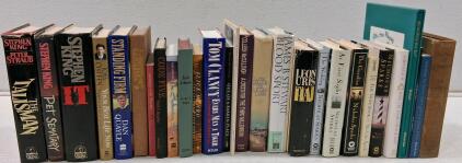 Lot of 22 Mixed Hardcover Books &ndash; Stephen King, Tom Clancy, Nicholas Sparks, Dr. Seuss