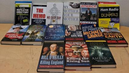 Mixed Political and Reference Non-Fiction Book Lot&mdash;16 Hardcover & Paperback Titles, 2012&ndash;2019