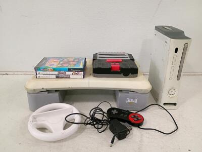 Xbox 360 & Hyperkin Retron 2 Console Lot with Controllers & Games