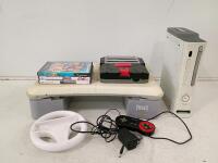 Xbox 360 & Hyperkin Retron 2 Console Lot with Controllers & Games