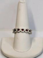 5-Stone Red Ruby Ring, Size 9 - 3