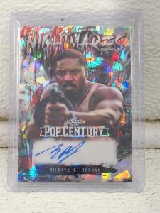 2026 Leaf Pop Century Nightmares Michael B. Jordan Autographed Trading Card #N-MBJ 1/5 (Worth around 200)
